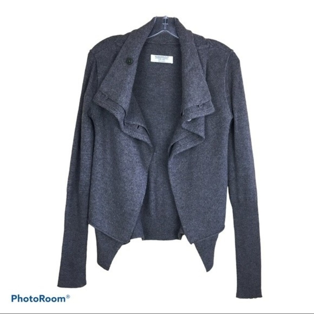 ALL SAINTS SPITALFIELDS Marled Cardigan Sweater Lambswool / Cashmere Blend Sz. 2